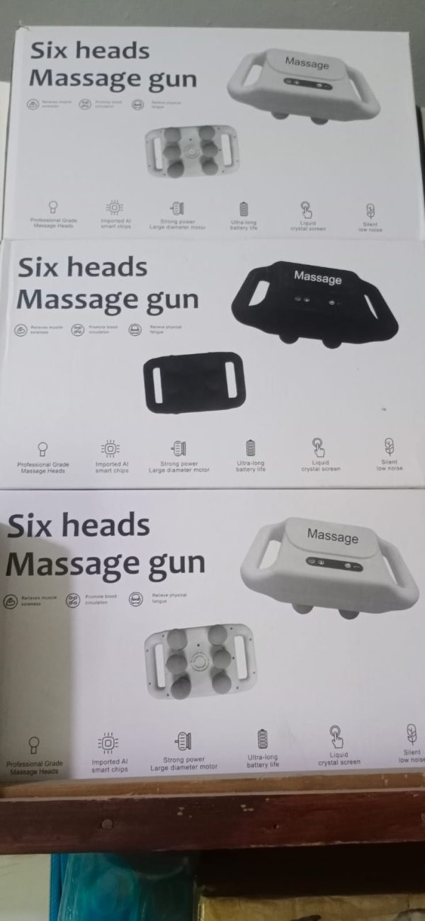 6 Head Deep tissue Massage Gun