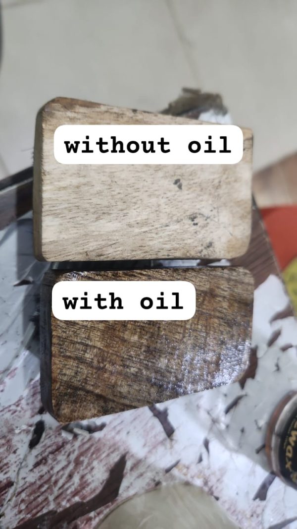 Wood wax oil for furniture